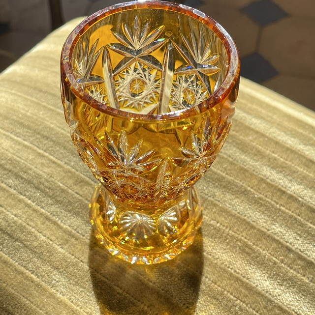 Vase Amber Römer Kristall Nachtmann