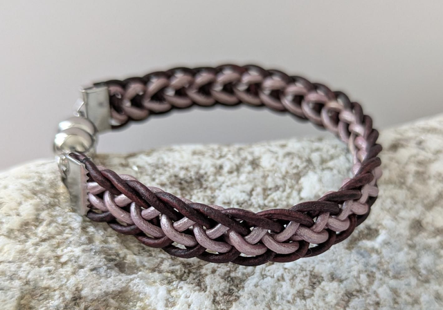 Slim Flat Braid Kumihimo Bracelet (3)
