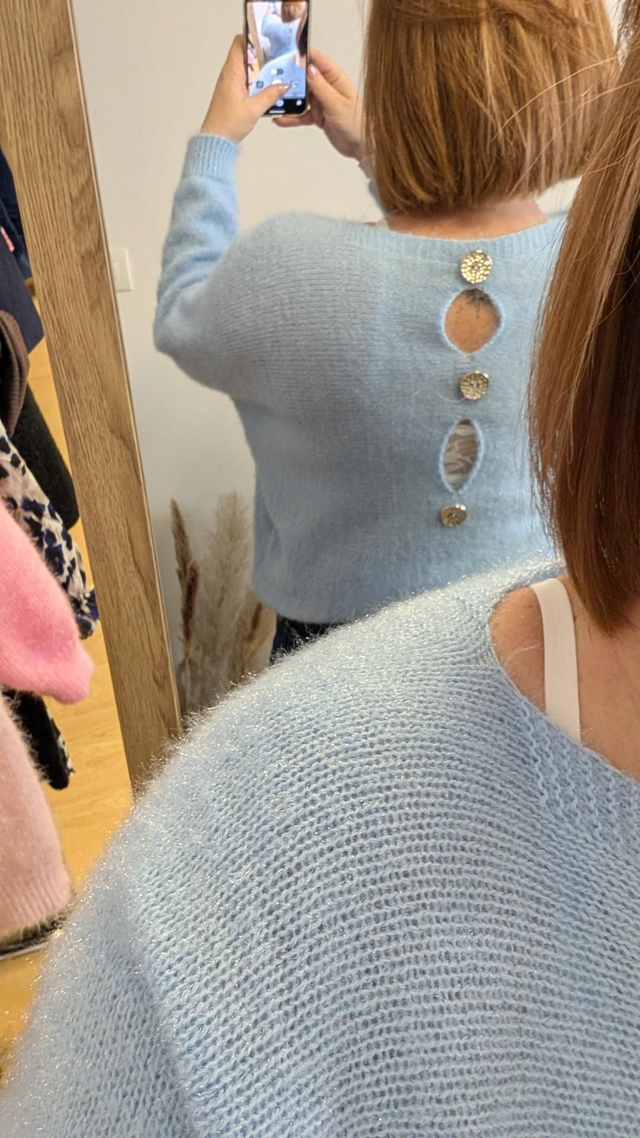 Pull "Anna" TU 34/42 bleu ciel