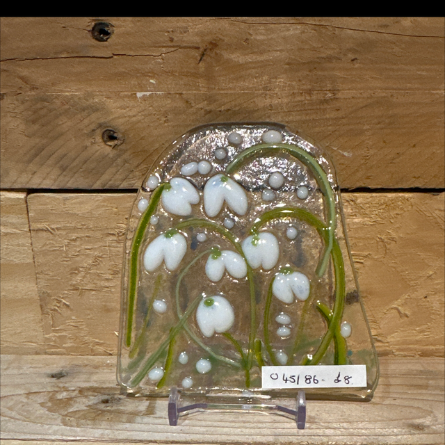 Fused Glass Snowdrop