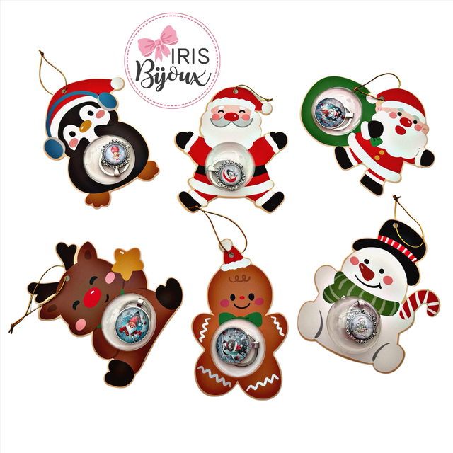 Appendini natalizi con portachiavi 