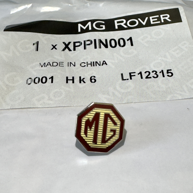 MG Pin Badge