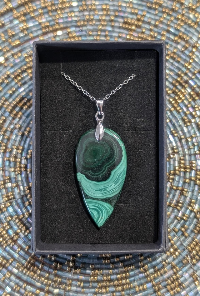 Pendentif Malachite 