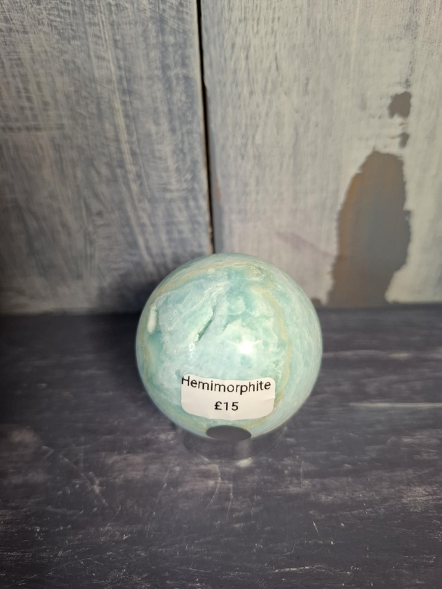 Hemimorphite Sphere 