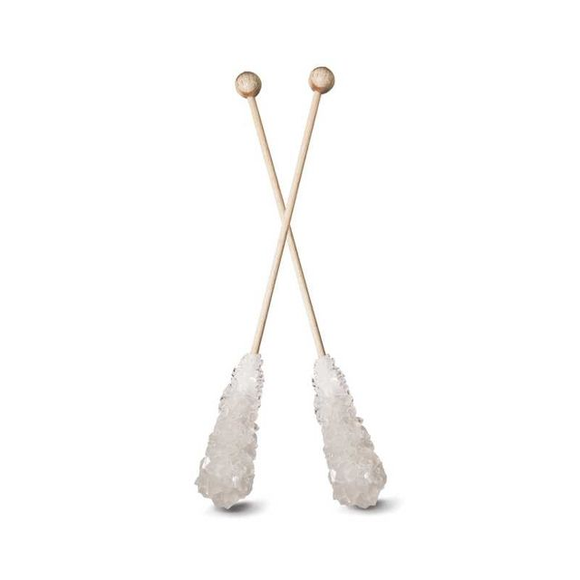 Sucre candi en bâtonnets - blanc