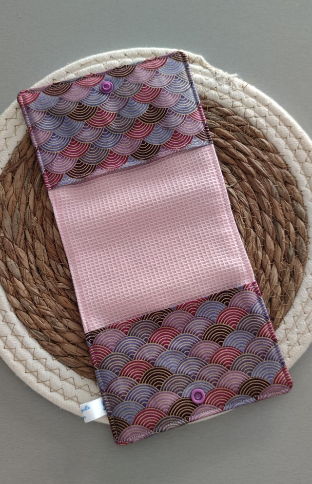 Étui à lingettes violet 