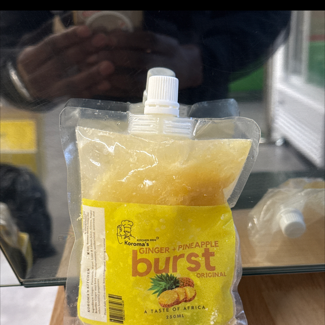 Ginger + Pineapple burst 250ml