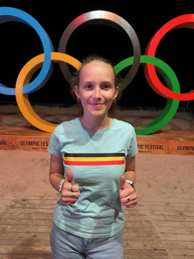 T-shirt drapeau belge femme