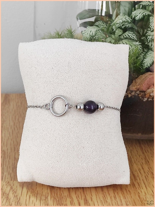 Bracelet Capucine - Améthyste