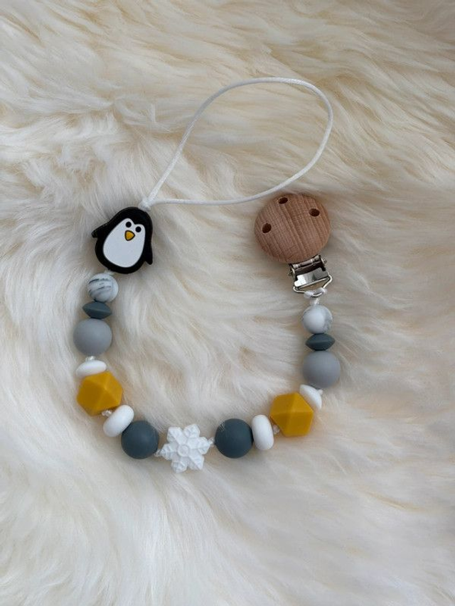 Attache tétine Pingouin 🐧