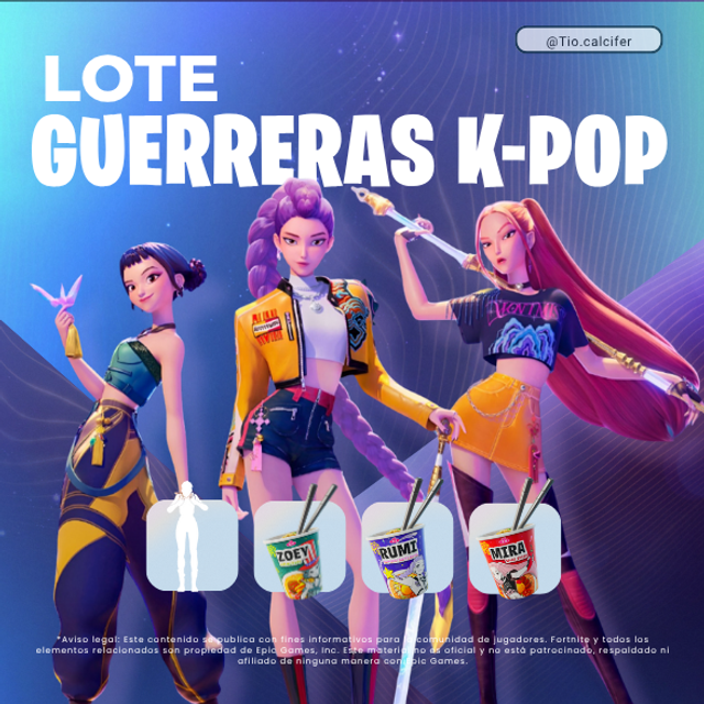 Lote Guerreras K-Pop