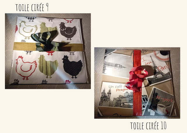 grand sac à tarte ou gâteau en toile cirée modèles 9 à 20