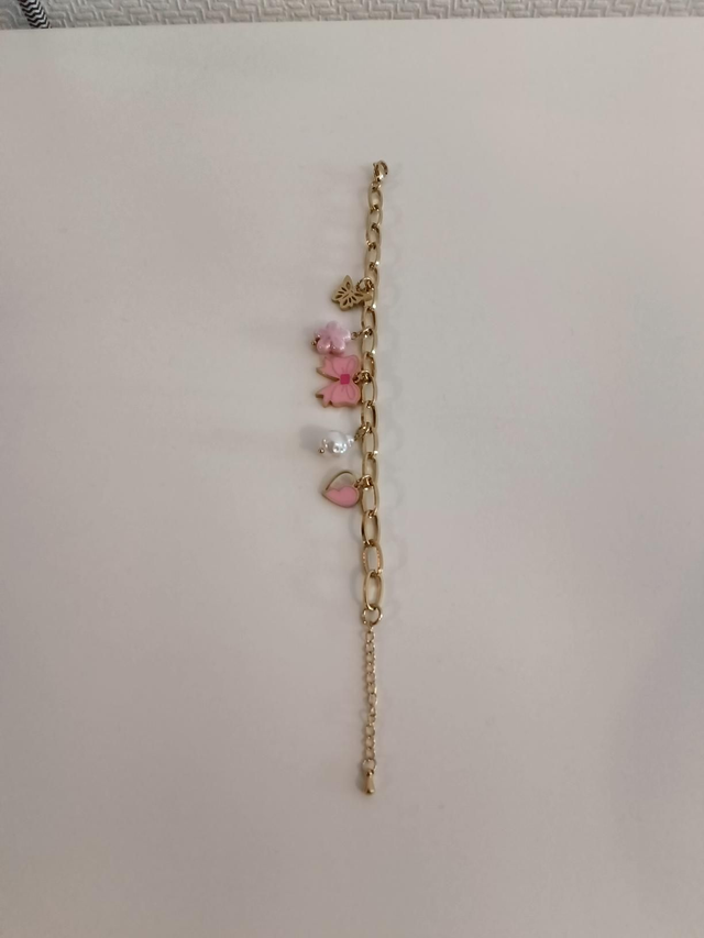 Roze vlinders goudkleurig