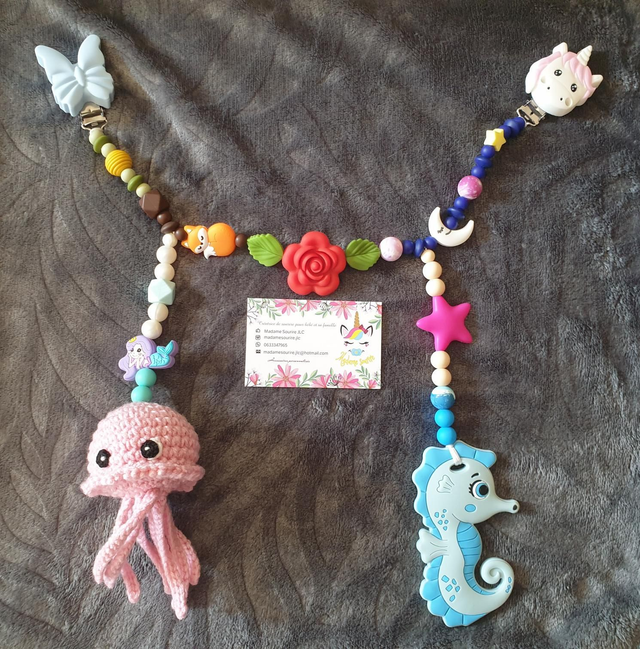 Arche 2 Branches Avec Peluche Crochet