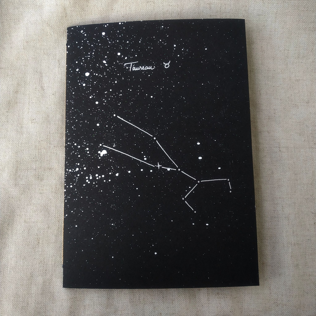 Carnet Constellation A5 (Signes astrologiques/étoiles)