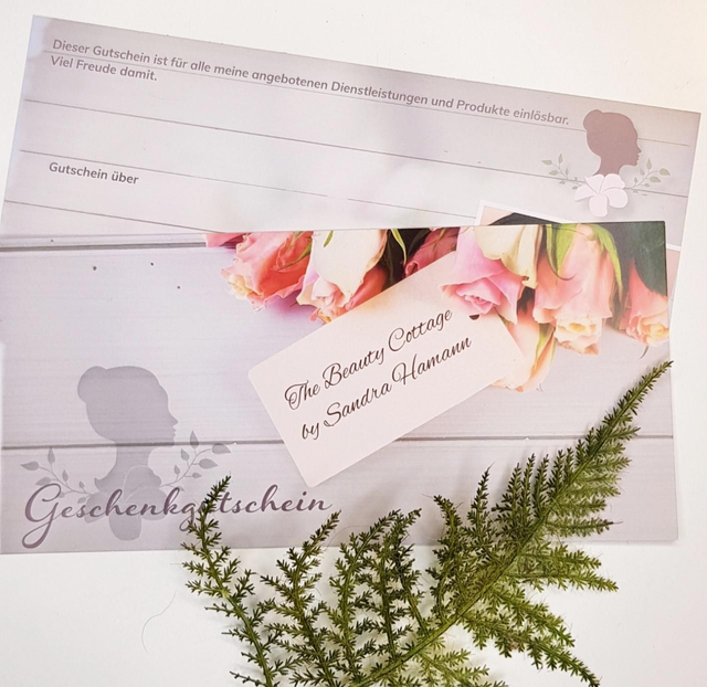 Geschenkgutschein im Cottage-Look. Wähle einen Betrag.