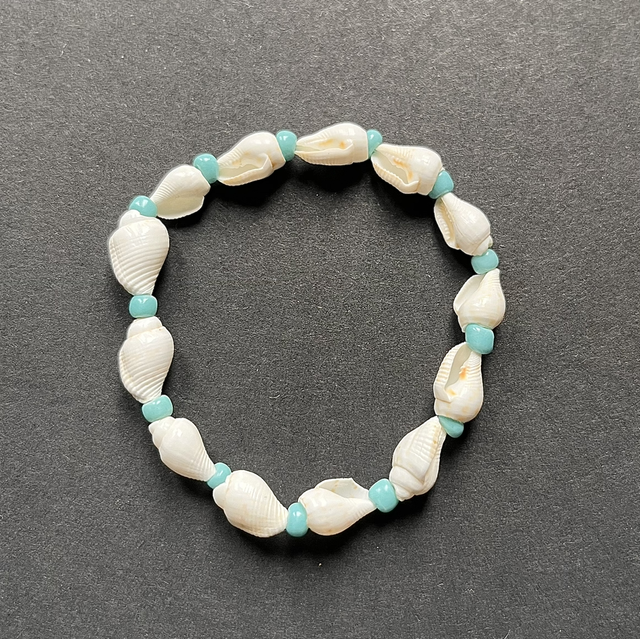 Wit-blauwe armband 