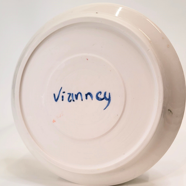 Assiette porcelaine festive