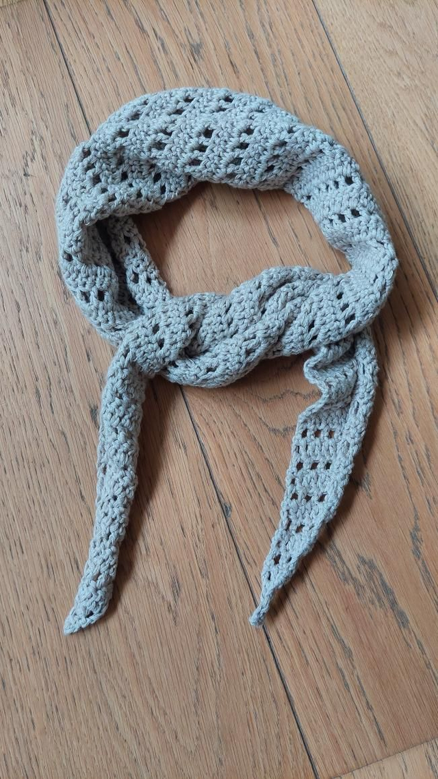 Kit crochet écharpe losange 