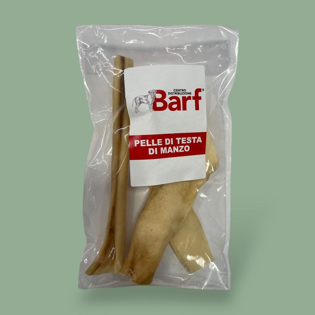 Pelle di testa di manzo - 3 pz x 20cm