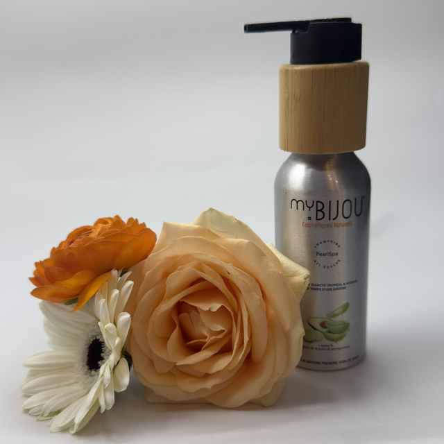 PearlSpa 100 - Shampoing &amp; Gel Douche concentré 100ml - Format voyage - Pour valise cabine