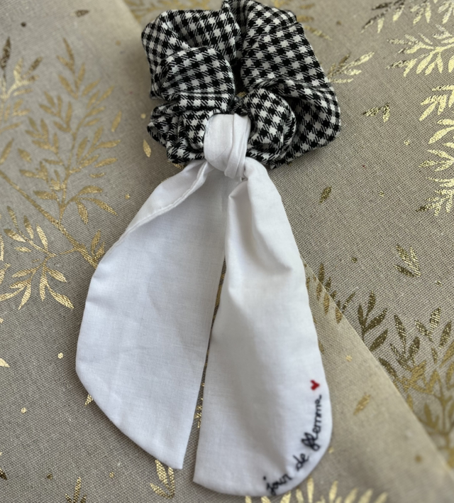 Foulchie Jour de flemme Vichy noir/blanc