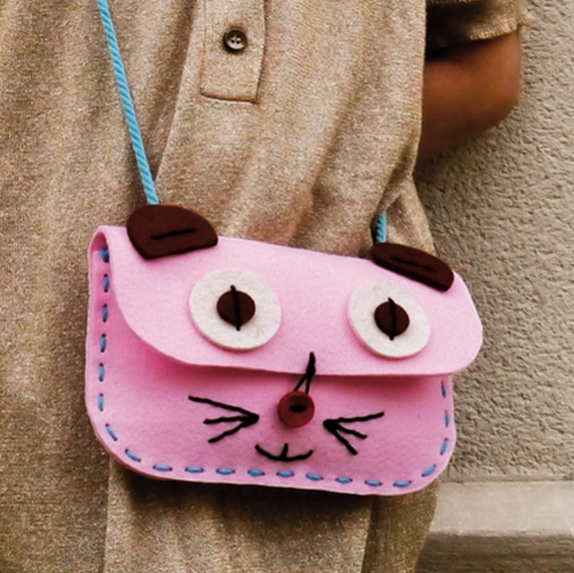 Borsetta Pink Kitten - kit creativo