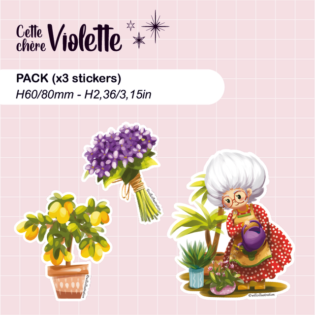 Stickers : Le jardin de Violette