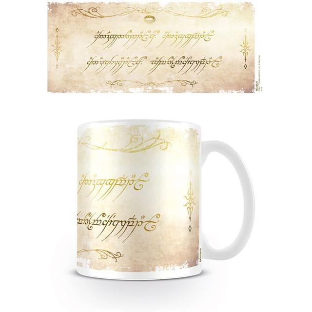 The Lord of the Rings: Ring Inscription Mug