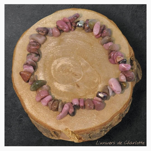 Bracelet "Rhodonite" baroque BR-400