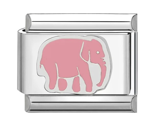 Charm Elefante Rosa