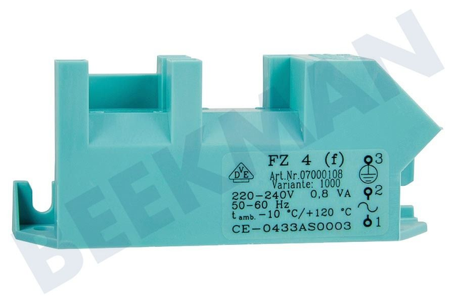 Atag 10766 Trafo ontstekingstrafo Fornuis  90657080