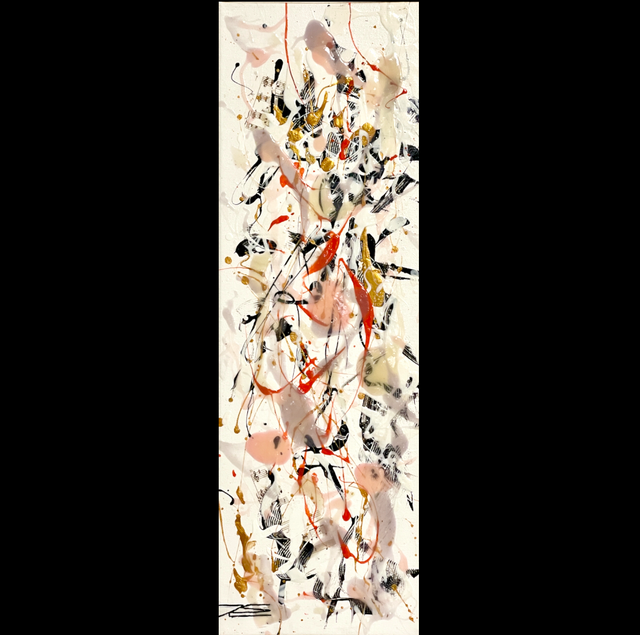 Clef de Sol blue pink - 30x60cm - 2017