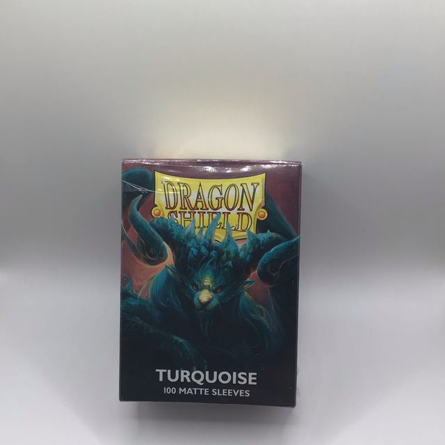 Arcane Tinmen Dragon Shield Matte Turquoise Standard Size Card Sleeves 100ct
