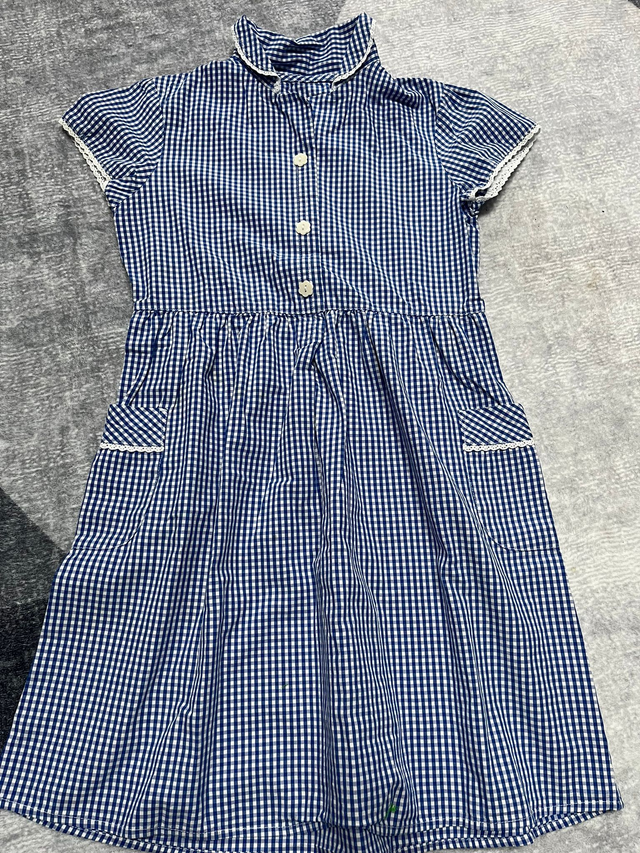 Summer Dresses Blue Age 7-8 (D50)