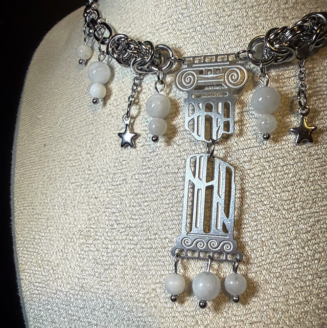 Collier OLYMPE pierres de lune