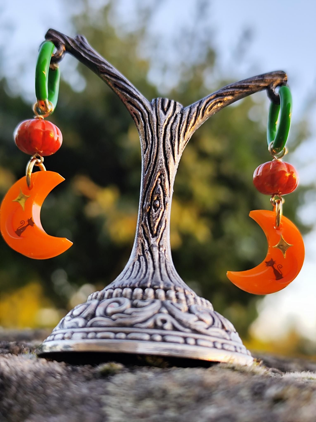 Boucles d'oreilles 'Halloween Night'
