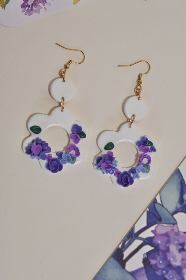 Boucles Hortensias - Grand Modèle