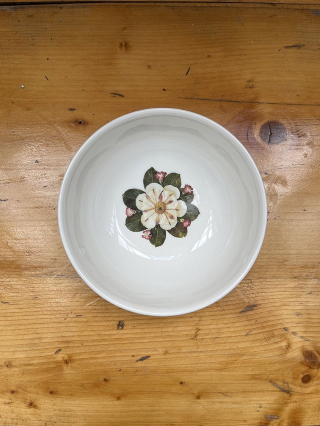 Müsli Schüssel Seerose weiß