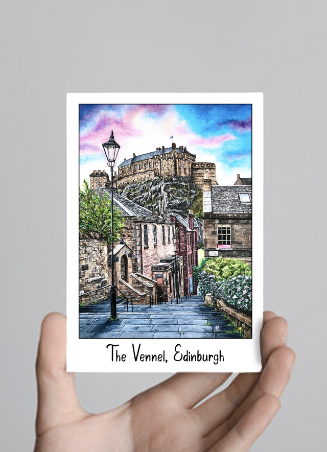 X10 Postcards - The Vennel, Edinburgh (40p per unit)