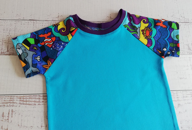 Children's Raglan T-Shirt - Under the Sea