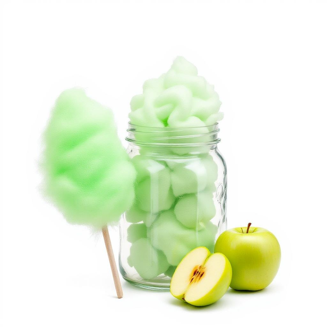 Pot de Barbe à Papa Pomme Verte 