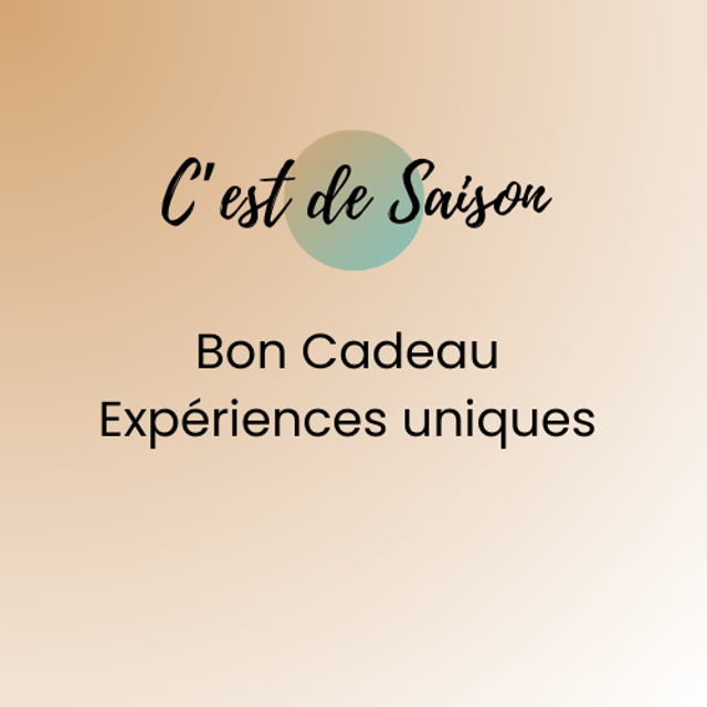 Bon cadeau experiences uniques