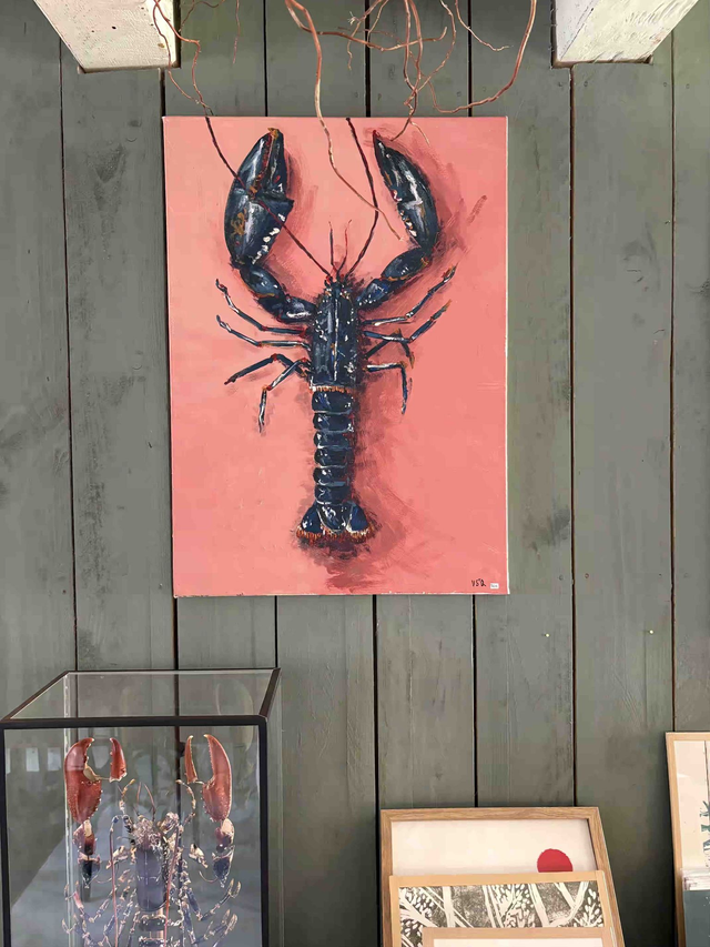 Le grand homard "rose"