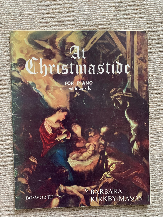 At Christmastide for Piano with Words