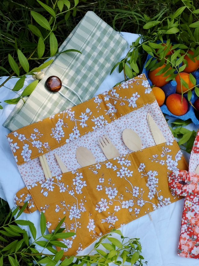 Étui à Couverts - Curcuma