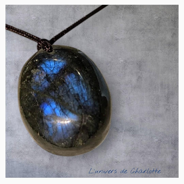 Pendentif &quot;Labradorite&quot; L-05