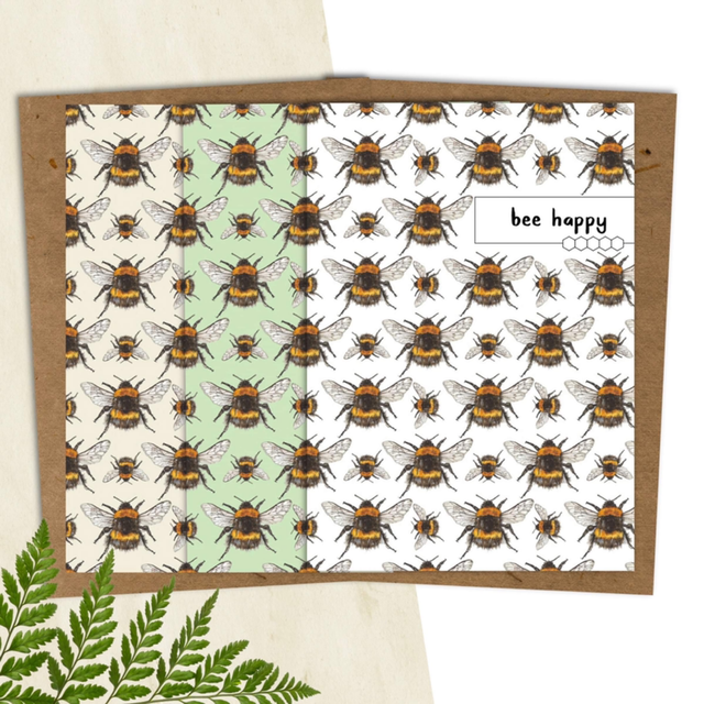 Bee Pattern Cards