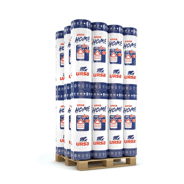 Ursa Home Klemmfilz WLG 032 – 140 mm |18 Rollen (60,48 m²