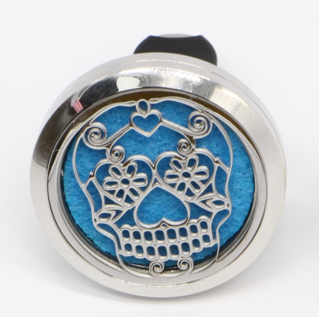 Clip Voiture TETE DE MORT CALAVERAS